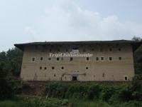 A Square Tulou in Hongkeng Village