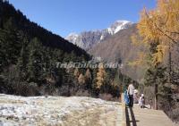 The Snow Peaks in Huanglong Scenic Area 