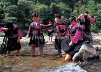 Yao Women at Huangluo Yao Village Guilin 