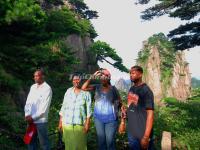 Foreign Tourists in the Yellow Mountain