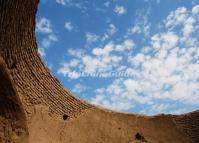 A Wall at Jiaohe Ruins