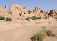 The Building Ruins at Jiaohe Ancient City