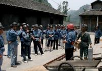 Coal Miners at Jiayang National Minepark Chengdu