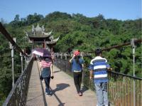 Jiezi Ancient Town Cable Bridge Chengdu