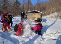 Make a Snowman At Jilin International Ice and Snow Festival 