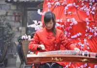 Jinli Ancient Street Music Playing China