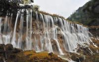 Jiuzhaigou Nuorilang Falls Autumn Scenery Aba