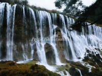 Jiuzhaigou Nuorilang Falls Aba Sichuan 