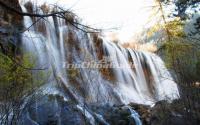 Nuorilang Waterfall at Jiuzhaigou Scenic Area 