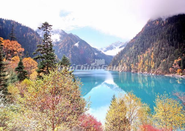 Jiuzhaigou Scenic Area Autumn Scenery Aba