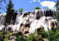 Jiuzhaigou Waterfall Summer Scenery Aba 