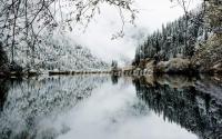 Jiuzhaigou Nature Reserve Winter Scenery Aba 