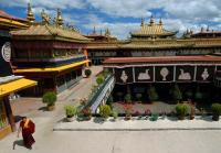 Jokhang Temple Architecture Lhasa 