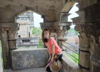 A Girl in a Diaolou in Kaiping County, Guangdong