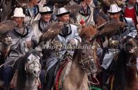 Kirgiz Ethnic Riding Horses