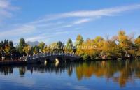 Kunming Black Dragon Pool Park Beautiful Autumn Scenery