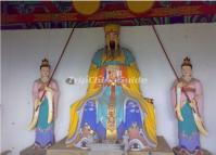 Statue of Laozi in a Temple, Quanzhou, Fujian