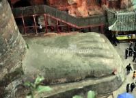 The Left Foot of the Leshan Giant Buddha