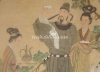 Portrai of Li Bo, a Famous Chinese Tang Dynasty Poet