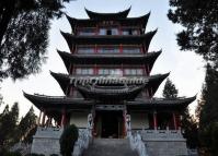 The Wangu Tower in Lijiang Lion Hill Park