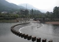 Liujiang Ancient Town River Corridor Chengdu