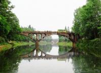 Liujiang Ancient Town Bridge Sichuan China