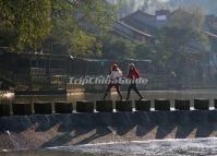 Liujiang Ancient Town in Chengdu China