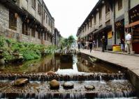 Liujiang Ancient Town Attractive Building Sichuan