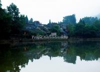 Liujiang Ancient Town Folk Houses Chengdu