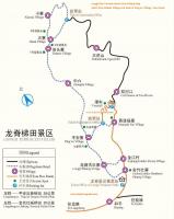 Hiking Longsheng Rice Terraces Map