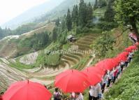 Longji Rice Terraces in Longsheng Guilin 