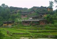 Lower Langde Miao Village Building Guizhou