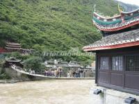 Luding Bridge Ancient Building Sichuan 