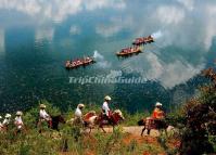 Riding at Lugu Lake Lijiang 