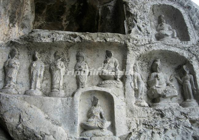 Luoyang Longmen Grottoes Buddha Sculptures