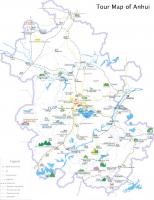 Tourist Map of Anhui