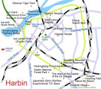 Harbin Ice Festival Map