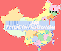 Harbin in China Map