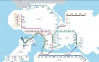 Hong Kong Metro System Map