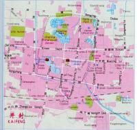 Kaifeng China Map