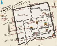 Ping Yao Ancient City Tourist Map