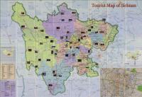 Sichuan Tourist Attractions Map