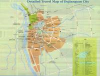 Travel Map of Dujiangyan City