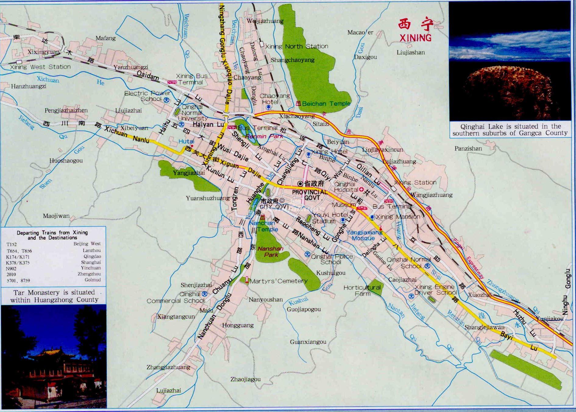 Maps Xining