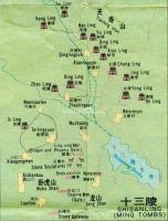 Beijing Ming Tombs Map