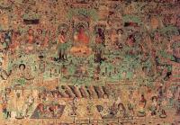 Fresco at Mogao Caves Gansu