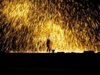 Molten Iron Fireworks Show