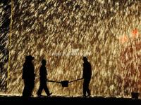 Molten Iron Fireworks Show in China