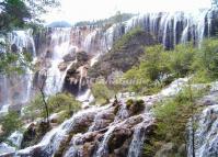 A Beautiful Section of the Zhaga Waterfall