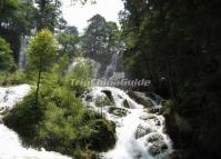 A Beautiful Section of the Zhaga Waterfalls